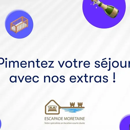 Escapade Moretaine - Cosy Duplex *